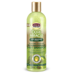 SALE !!!! 2-in-1 Shampoo - Olive miracle Sulfat free & Color Safe 355ml