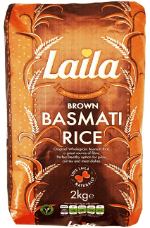 Laila Brown basmati riisi 2kg
