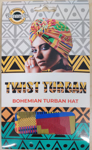 Twist turban - bohemian turban hat